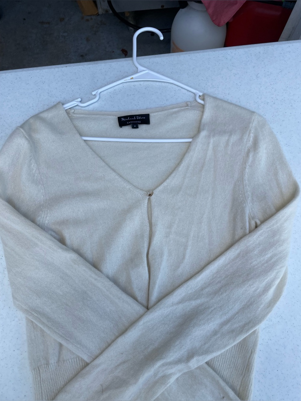 Michael Stars Cream Cashmere Sweater